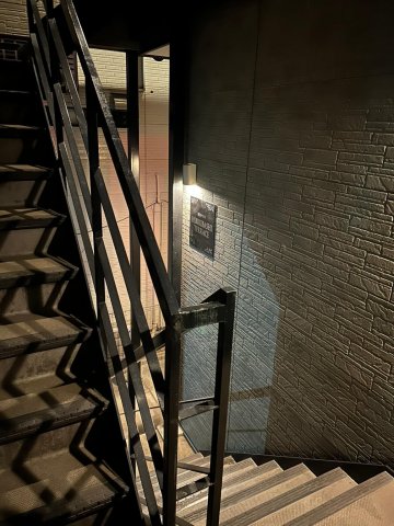 響橋テラス203号室 夜のライトアップも奇麗です。