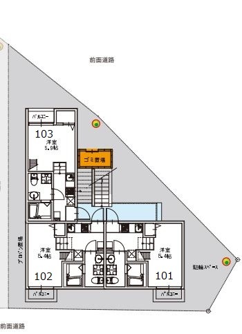ソレイユ白旗1階 部屋その他