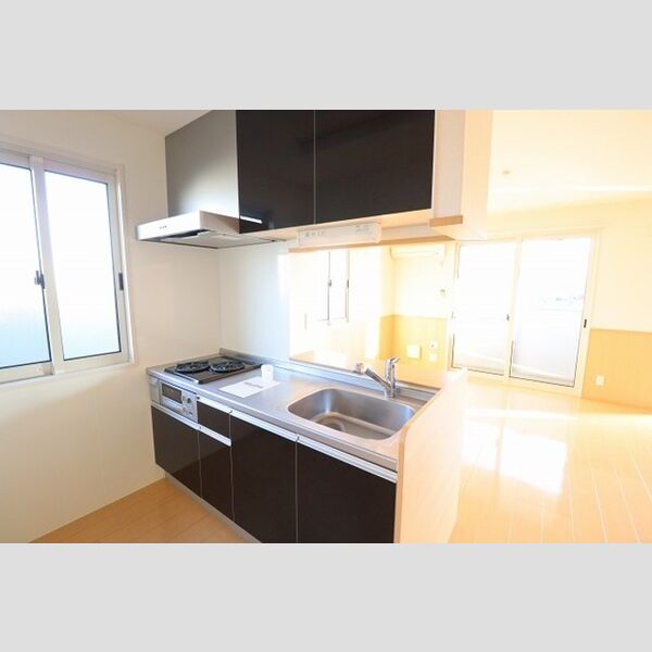 サニーコート204号室 対面システムキッチン