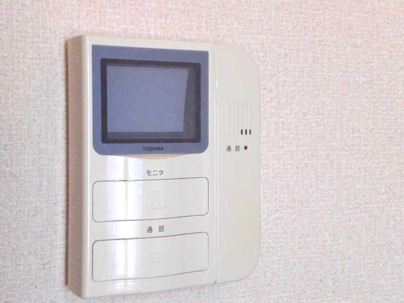 レオパレスマンダリーヌ107号室 モニター付インターフォン全室搭載です。