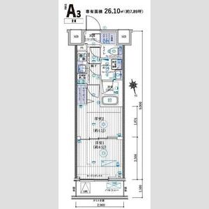 MAXIV CROS高島平MIRAIS302号室 間取