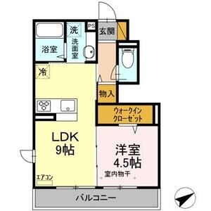 ジュネス前原103号室 間取