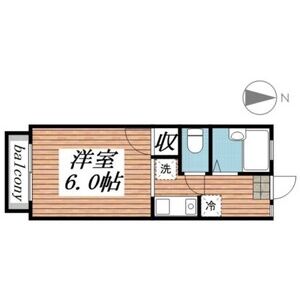 ドゥエル国立0203号室 間取