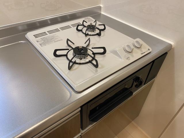 Jour de floraison H（ジュール　ド　フロレゾン　Ｈ）209号室 ビルトイン2口コンロ（イメージ）