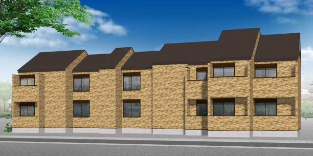 （仮称）桜ヶ丘アパート105号室 ※パース