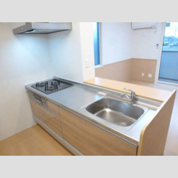 フォンテーヌ　Ⅲ ビルトインガスコンロ付きの対面カウンターシステムキッチン