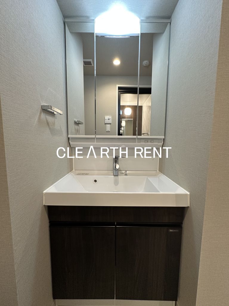 コンシェリア東京 ＜ＨＩＧＡＳＨＩＪＵＪＯ ＲＥＳＩＤＥＮＣＥ4階 人工大理石のカウンター一体型の洗面ボウル