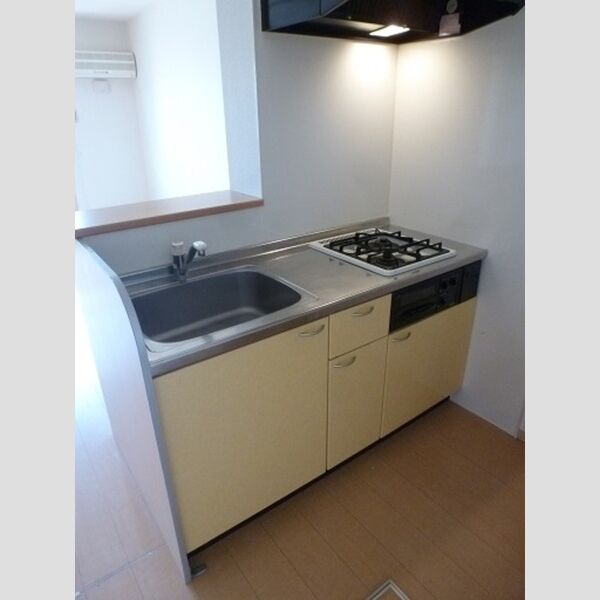 オークヒルズ　壱/弐/参番館壱101号室 2口コンログリル付システムキッチン
