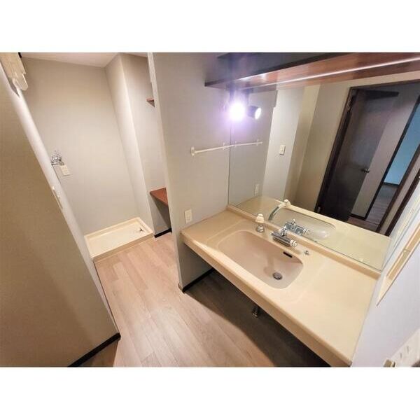 綾東ヴィレッジ弐番館104号室 洗面