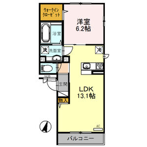 BLOCK-K205号室 間取