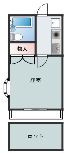 メモリアス大和102号室 参考間取り