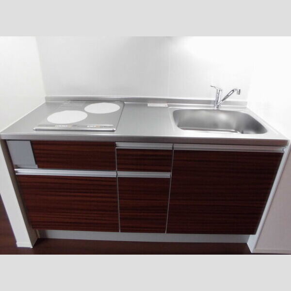 ハピネスⅢ205号室 IHシステムキッチン