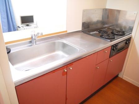 レオパレスピクシー105号室 ガスコンロ