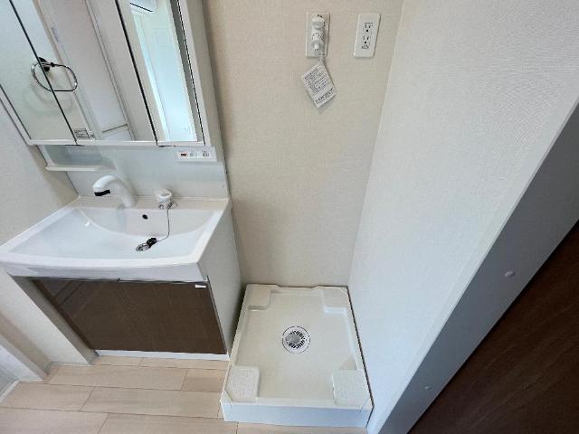 グリーンヒル202号室 洗濯機置場