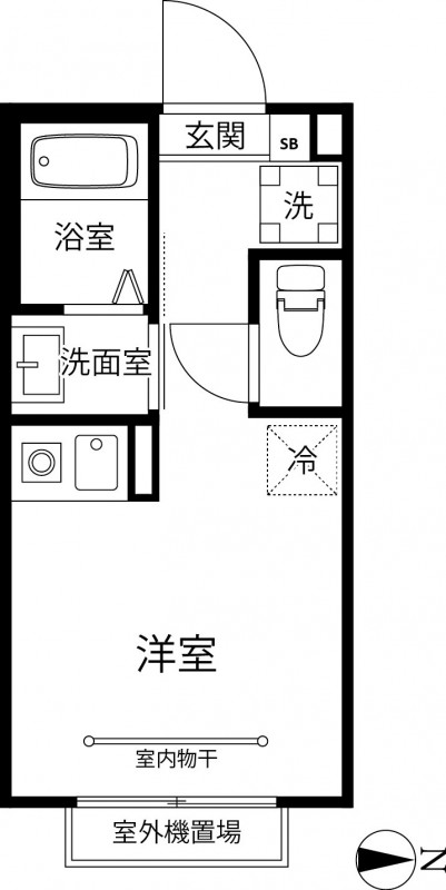 T’s Cuore赤羽志茂1階 間取