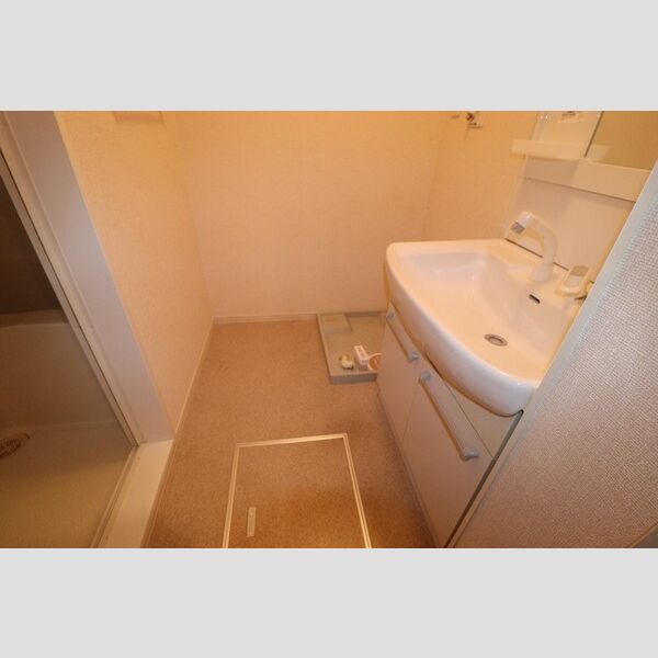 オベルジーヌ　B202号室 洗面所　洗髪洗面化粧台あり