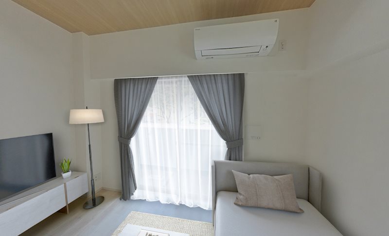 レジディア神楽坂3階 リビング　※これはＶＲ画像です。