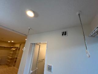 戸田市中町マンション新築工事 室内物干し（イメージ）
