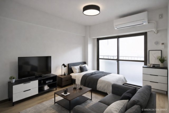 モナークマンション武蔵新城第22階 ※家具小物を含む写真はイメージ図