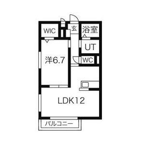 グリュース102号室 間取