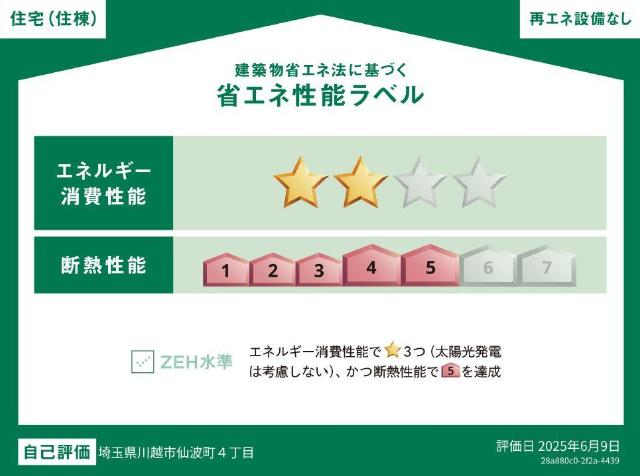 シェエラザード 省エネ性能ラベル