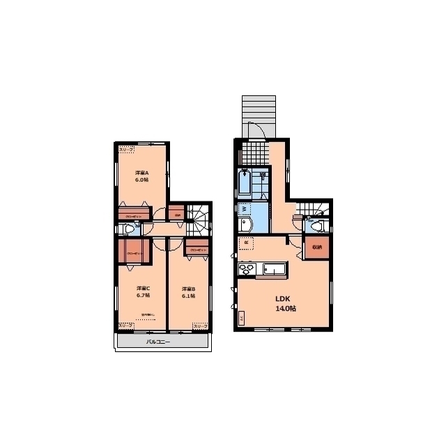 大泉学園町７丁目戸建賃貸住宅 内観