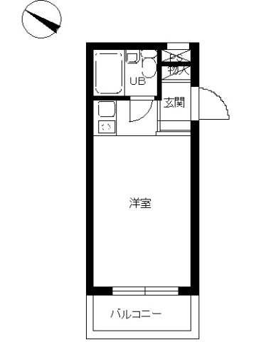 スカイコート向島401号室 間取