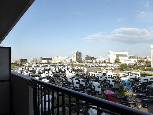 ジェイパーク元住吉4階 バルコニーからの眺望 前回募集時／2023年4月の写真