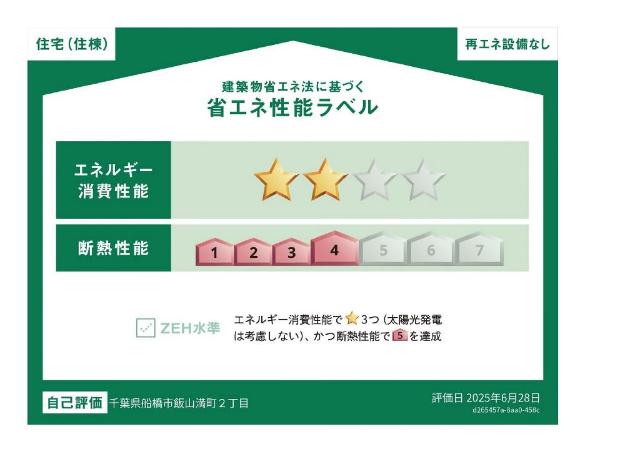 シリウスⅢ 省エネ性能ラベル