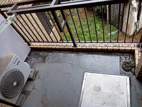 ライオンズマンション小石川第３ 雨天時バルコニー