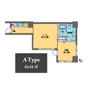 カスタリア水天宮Ⅱ0601号室 間取