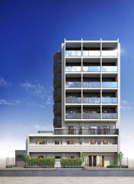 ベルジューレ越谷702号室 外観パース