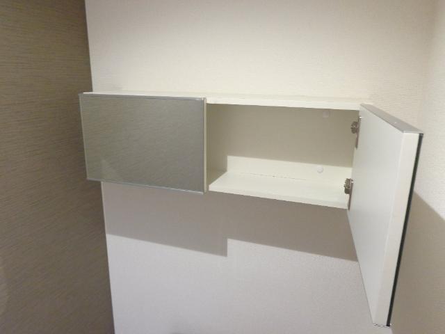プランドール トイレ収納鏡付き