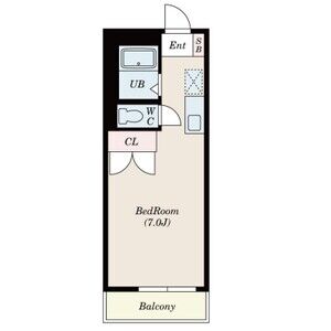 トゥインクル前沢204号室 間取