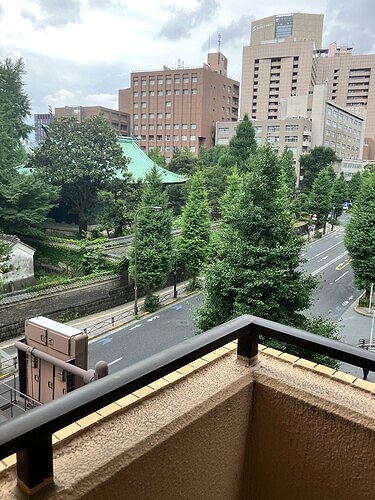 ライオンズプラザお茶の水5階 バルコニーからの眺望