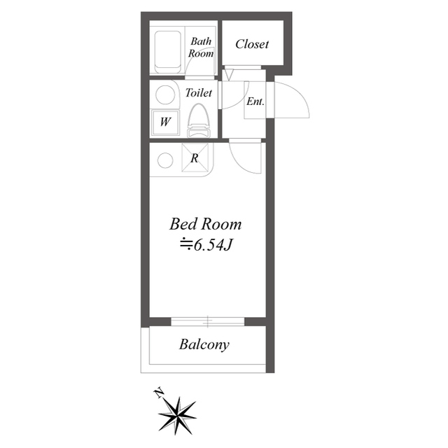 ルクレ三田0301号室 間取