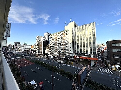 ハイネス巣鴨5階 バルコニーからの眺望　※前回募集時2024年2月の写真