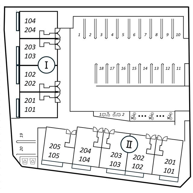 コントレイルⅡ105号室 外観