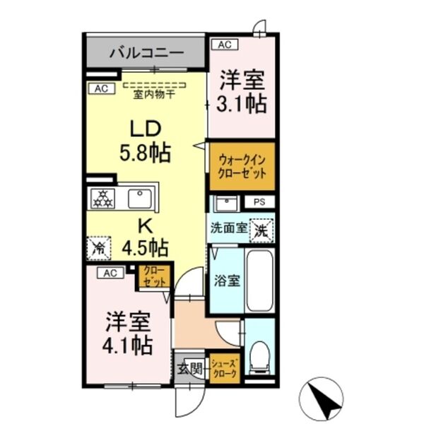 セレスティア白鳥306号室 部屋その他
