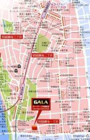 ガラ・ステージ田園調布3階 ◆ＭＡＰ◆
