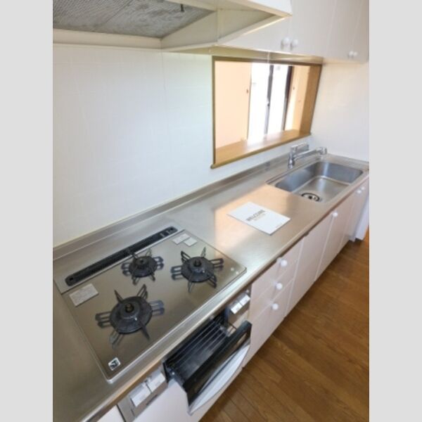 西原戸建 ガスコンロ3口グリル付