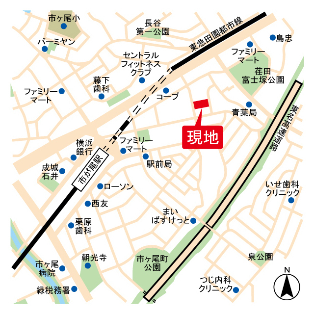 東急市が尾ドエリングＢ棟 外観