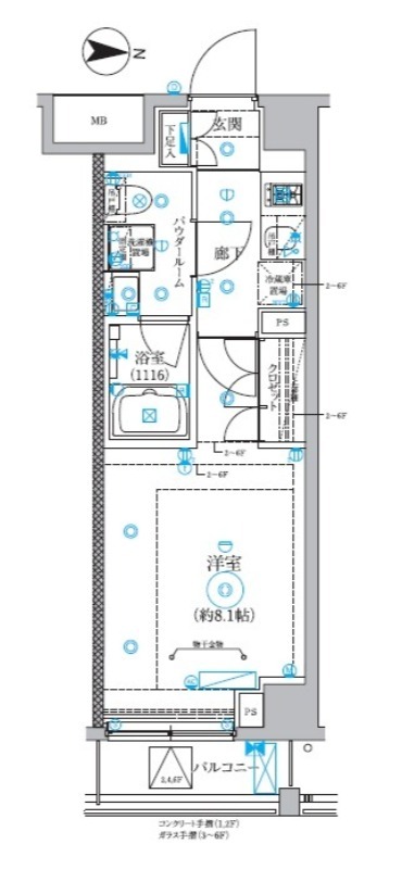 CREALpremier大島3階 間取