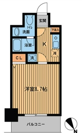 プライムアーバン門前仲町902号室 ★間取り図★