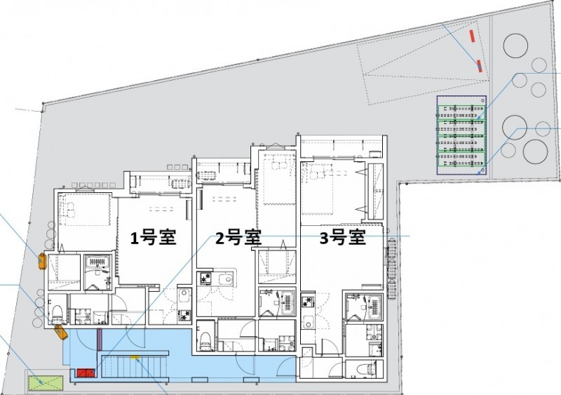 Ｋａｍａｋｕｒａ　Ｈｉｌｌｓ1階 部屋その他