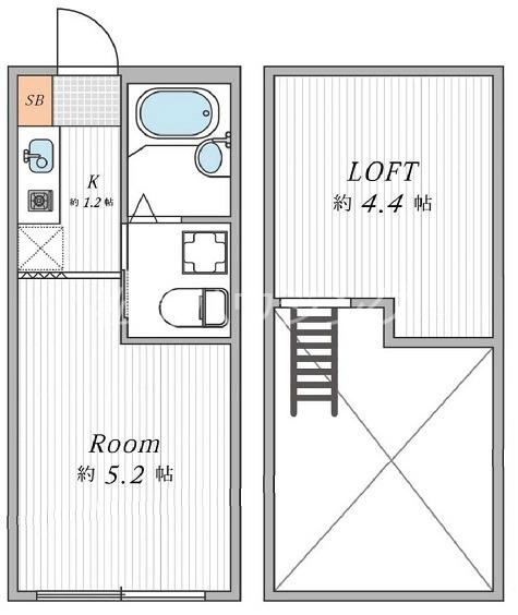 Ａｒａｉｚ中野Ⅱ2階 間取