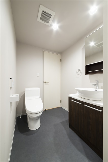 ラブリーレジデンス相模原 デザイン洗面台　温水洗浄トイレ