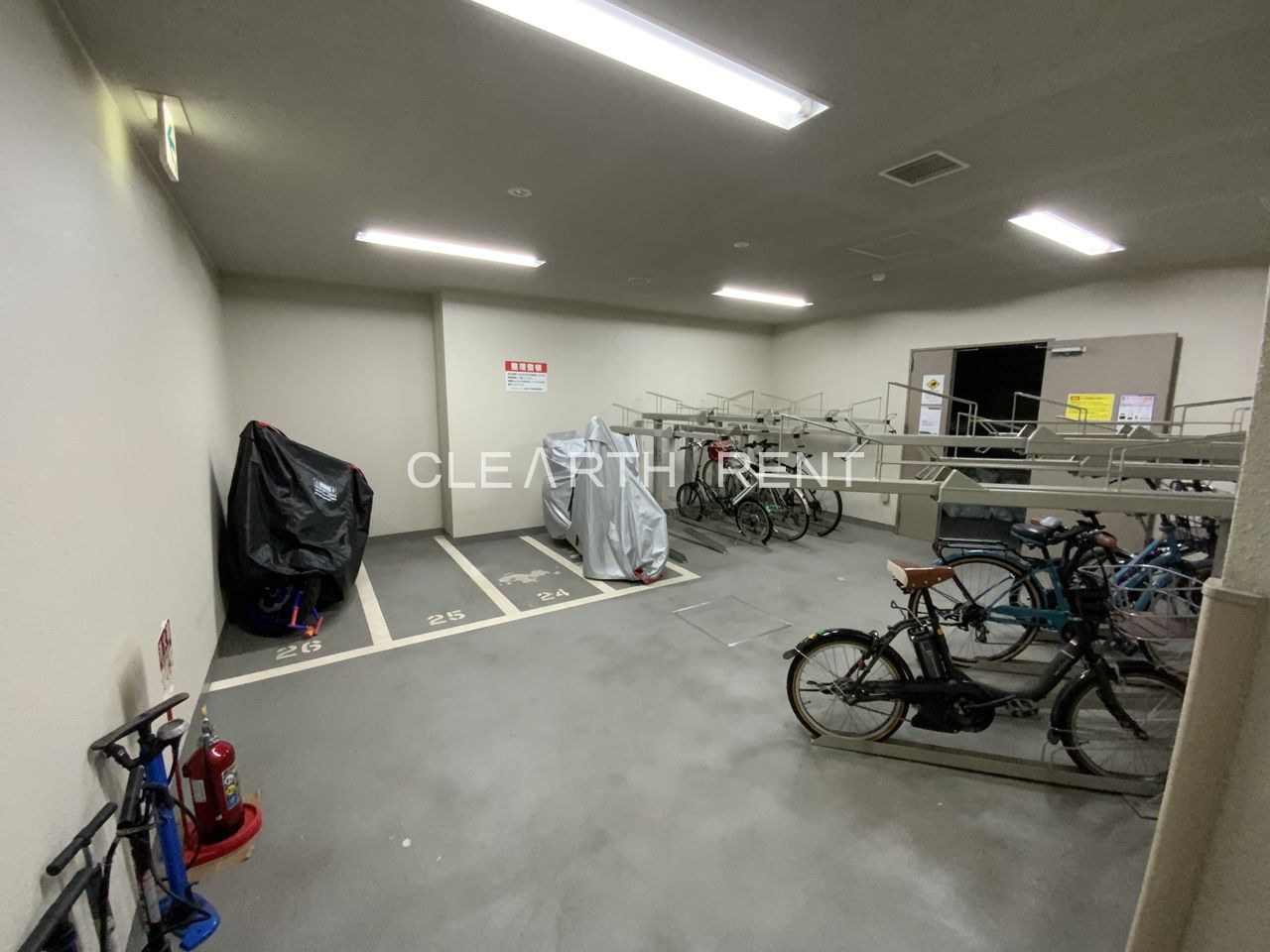 パレステュディオ品川不動前3階 敷地内駐輪場