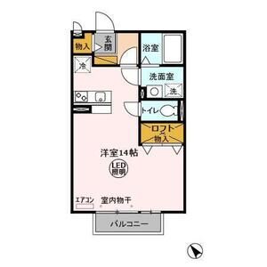 エテルナーレ203号室 間取