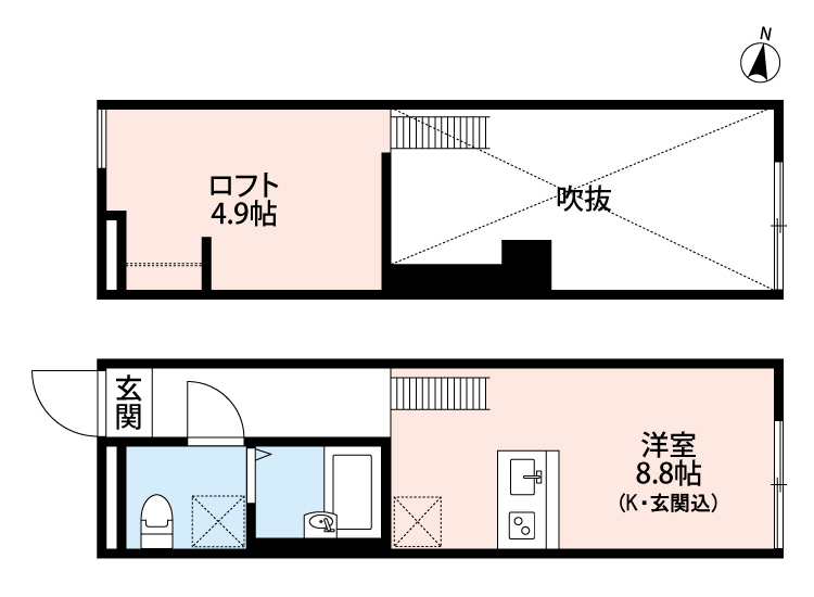 Ｂｅｌｌｅ　Ｓｗｅｅｔ　江戸川1階 間取